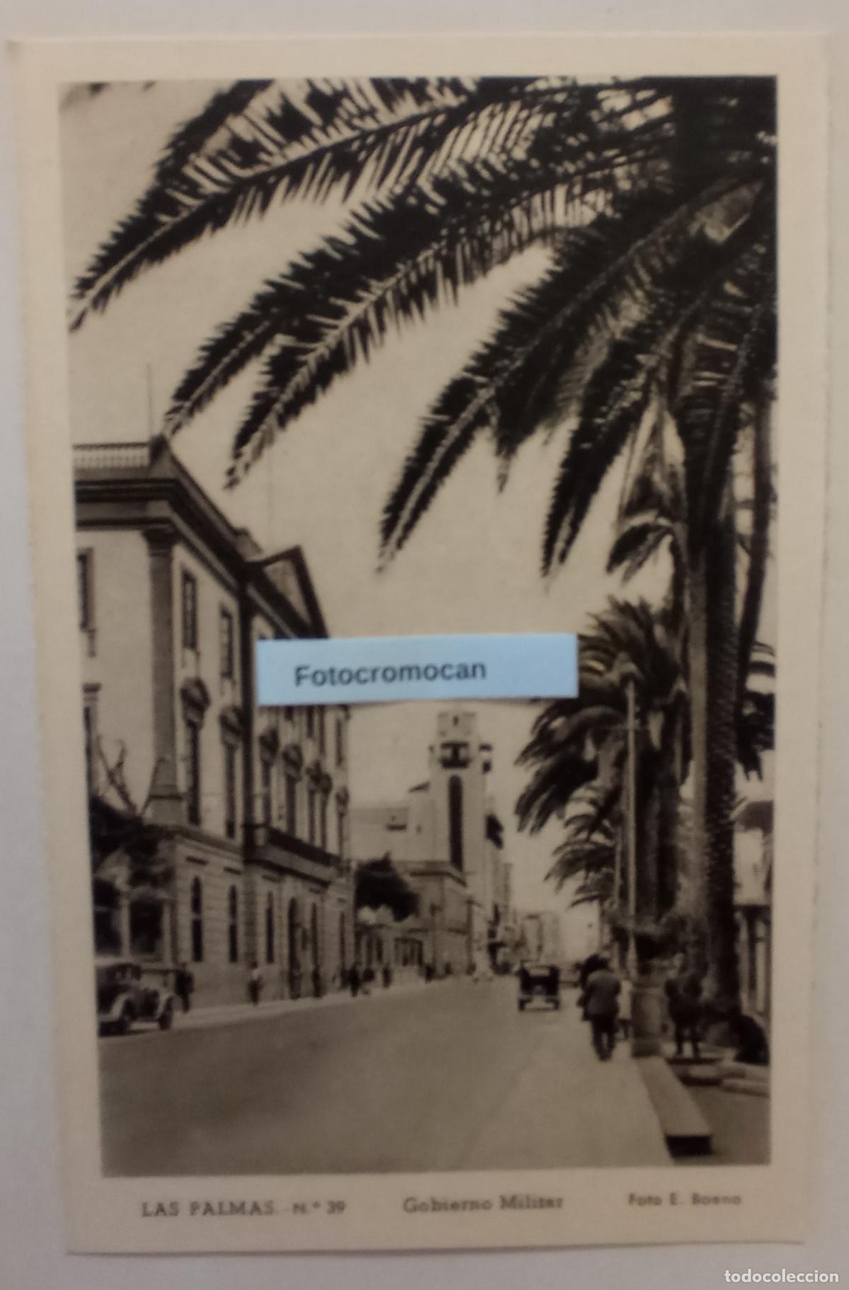 Postales: LAS PALMAS. GOBIERNO MILITAR. FOTO. E. BAENA. ED. VDA. DE RAFAEL ROMERO. N&ordm;39