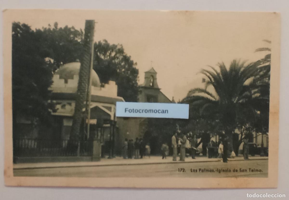 Postales: LAS PALMAS. IGLESIA DE SAN TELMO. ED. VDA. DE RAFAEL ROMERO. N&ordm;172