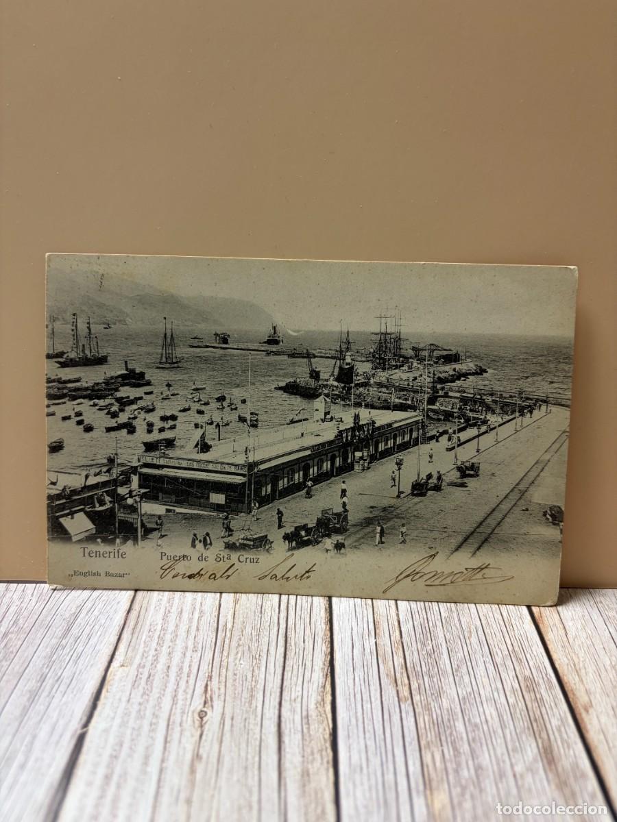 Postales: TARJETA POSTAL. TENERIFE. PUERTO DE SANTA CRUZ. ENGLISH BAZAR