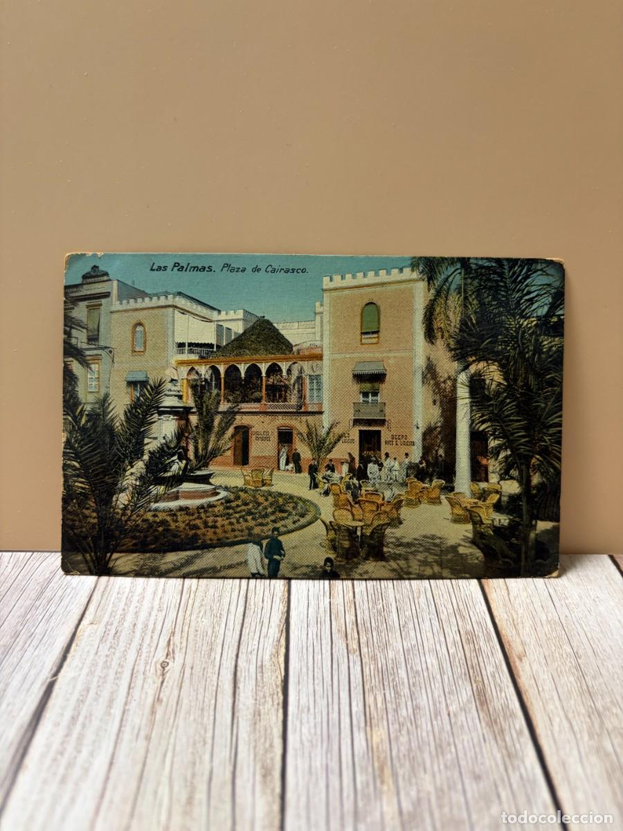 Postales: TARJETA POSTAL. LAS PALMAS. PLAZA DE CAIRASCO. RODRIGUES BROS.