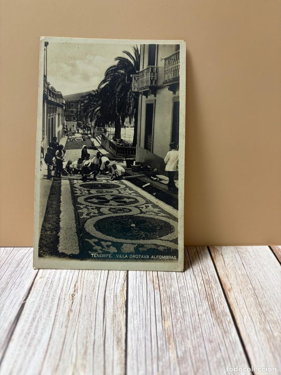 Postales: TARJETA POSTAL. TENERIFE. VILLA OROTAVA ALFOMBRAS. FOTO CENTRAL SANTA CRUZ DE TENERIFE