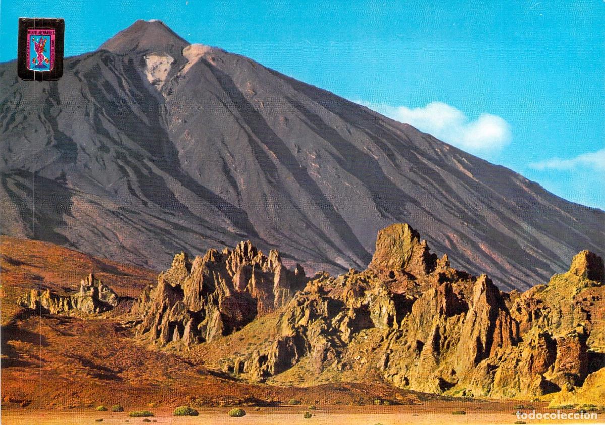 Cartes Postales: Postal de Tenerife Valle de Ucanca y Pico del Teide Escudo de Oro