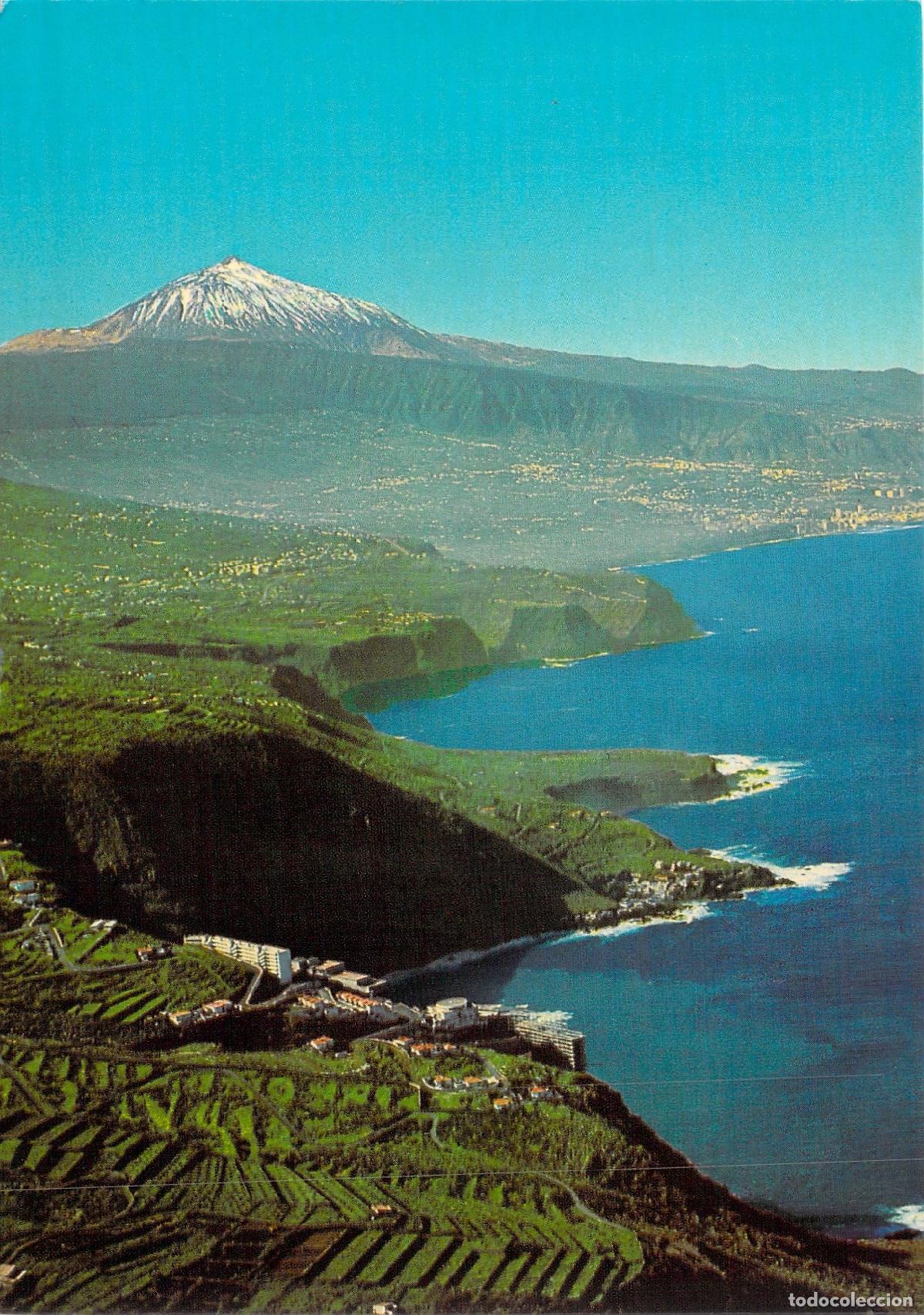 Cartes Postales: Postal de Tenerife Vista de la Costa Norte y el Teide