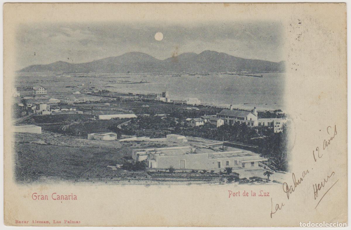 Postales: TARJETA POSTAL - GRAN CANARIA - PORT DE LA LUZ - BAZAR ALEMAN