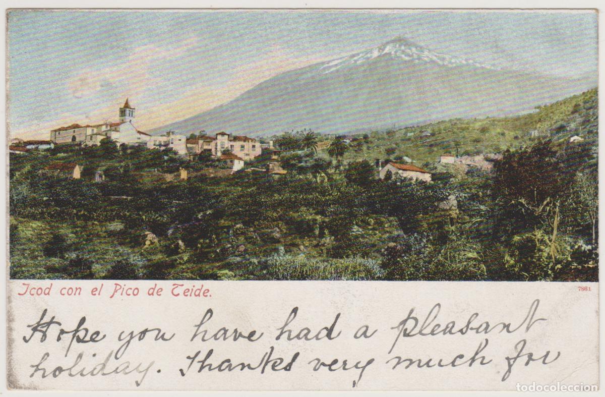 Postales: TARJETA POSTAL - TENERIFE - ICOD CON EL PICO DE TEIDE