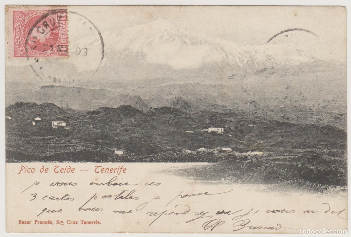 Postales: TARJETA POSTAL - TENERIFE - PICO DE TEIDE - BAZAR FRANCES