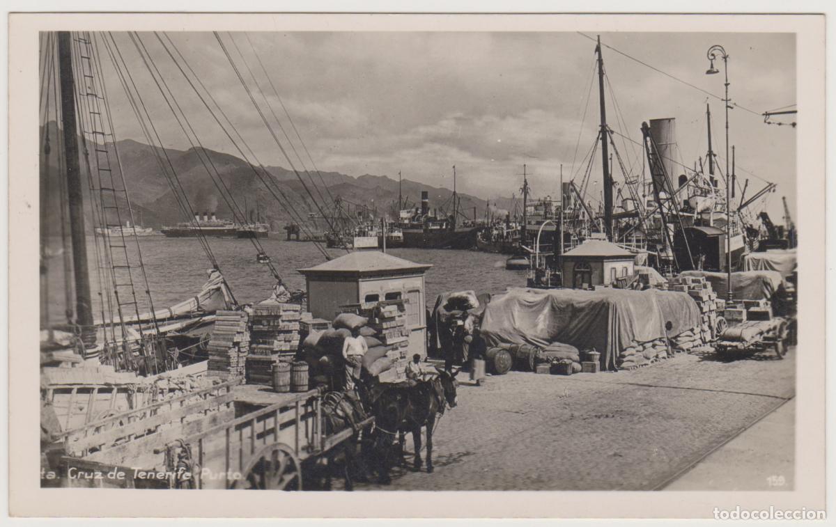 Postales: TARJETA POSTAL - SANTA CRUZ DE TENERIFE - PUERTO - N&ordm; 159