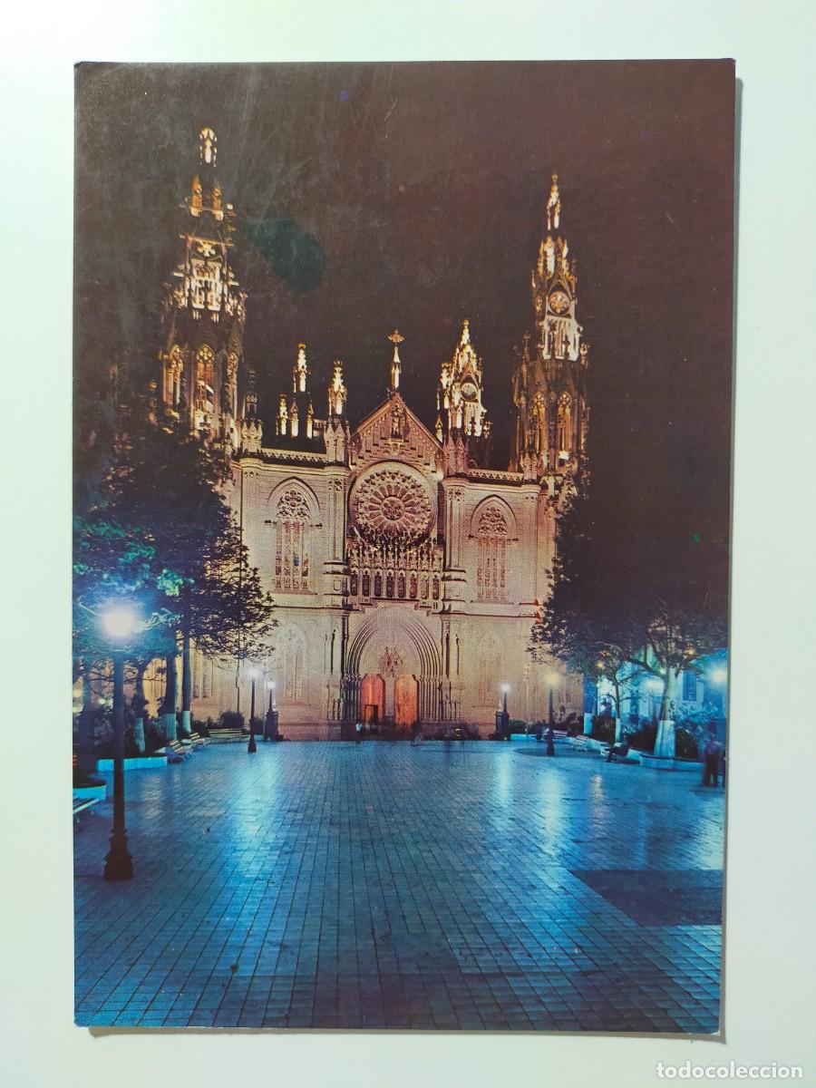 Postales: Tarjeta Postal ARUCAS (Canarias): Catedral de Noche - Ed. Islas.