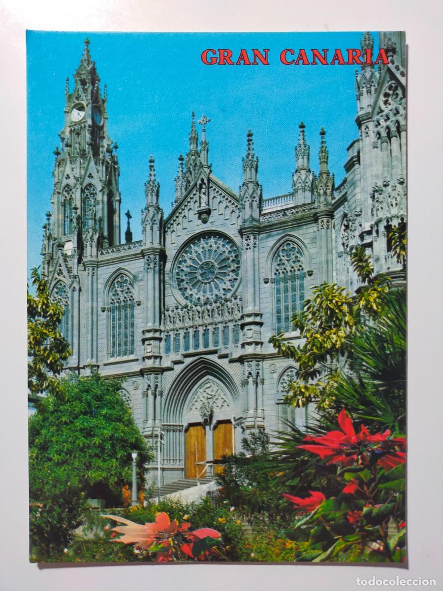 Postales: Tarjeta Postal ARUCAS (Canarias): La Catedral - Colecci&oacute;n Perla