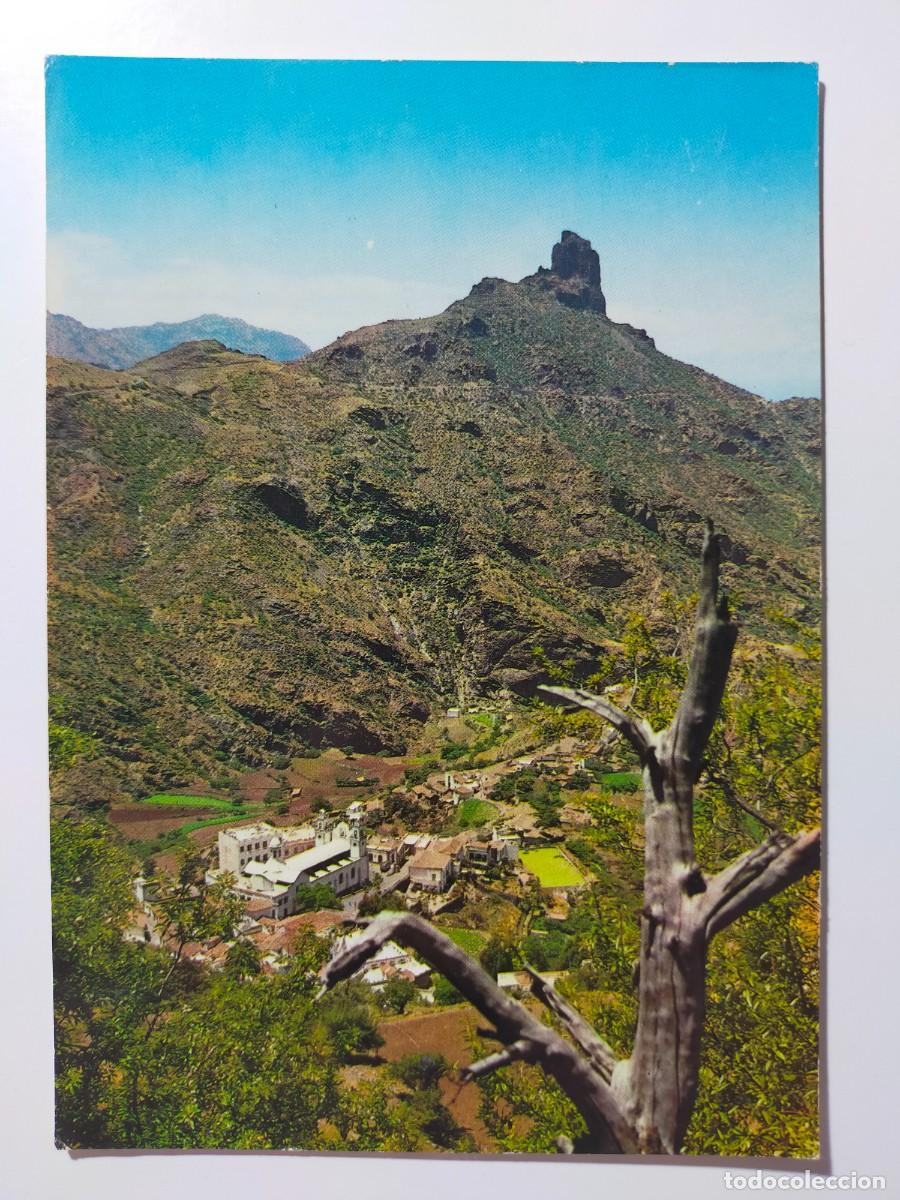 Postales: Tarjeta Postal TEJEDA (Canarias): Monumento de Roque Nublo - Edic. Concesionario Juasa