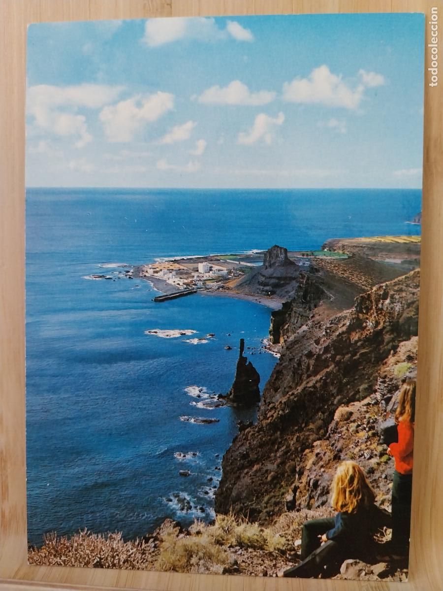Postales: AGAETE GRAN CANARIA PUERTO DE LAS NIEVES ED GASTEIZ 22695 SC ORIGINAL ANIMADA