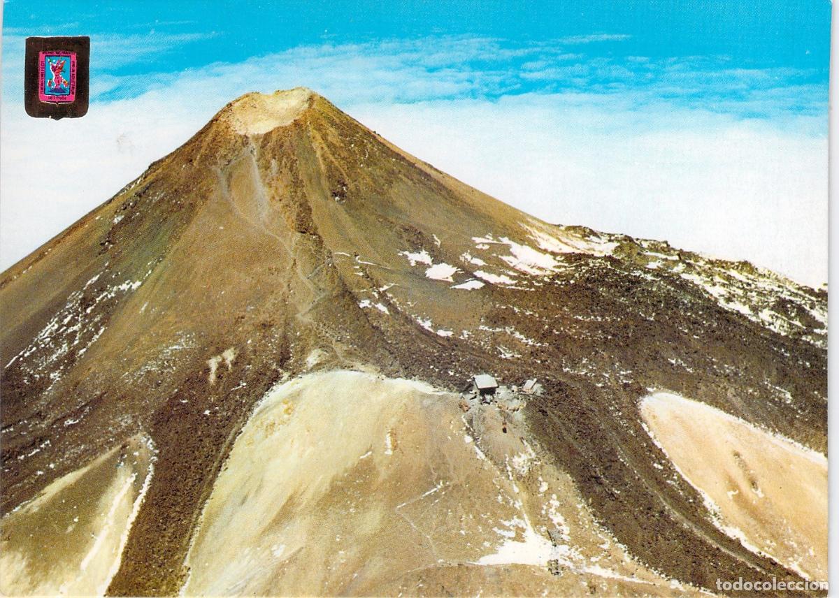 Postales: Postal de la Vista A&eacute;rea del Cr&aacute;ter del Teide, Tenerife
