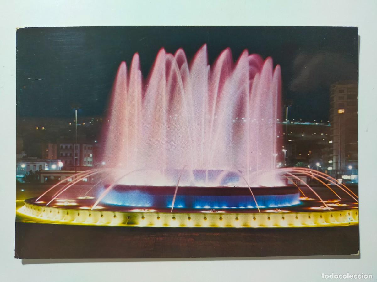Postales: Tarjeta Postal. LAS PALMAS DE GRAN CANARIA: Fuente luminosa - Edic. Islas