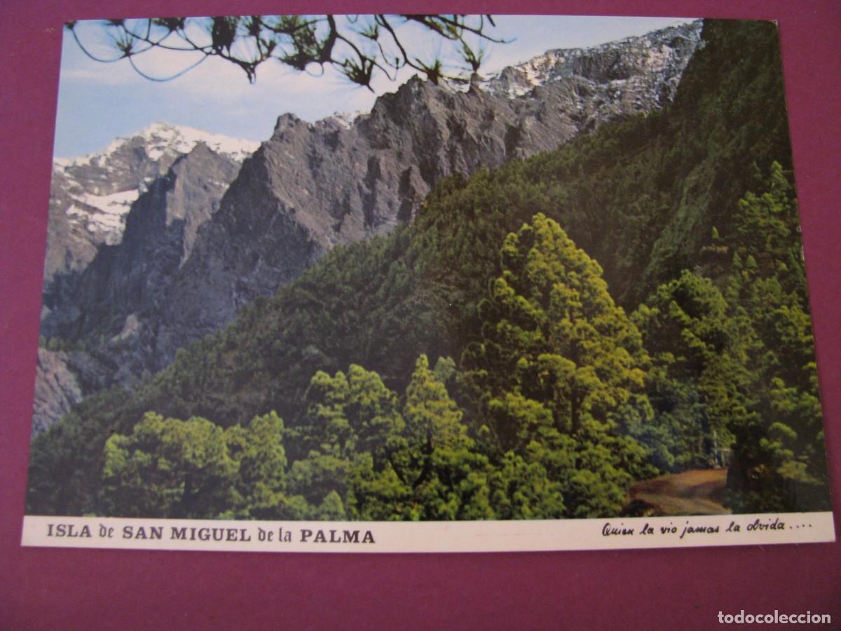 Postales: POSTAL DE ISLA DE SAN MIGUEL DE LA PALMA. PARQUE NACIONAL DE LA CALDERA DE TABURIENTE.
