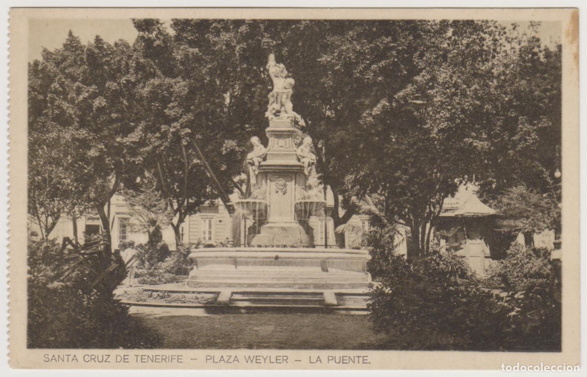 Postales: TARJETA POSTAL - SANTA CRUZ DE TENERIFE - PLAZA DE WEYLER - LA FUENTE