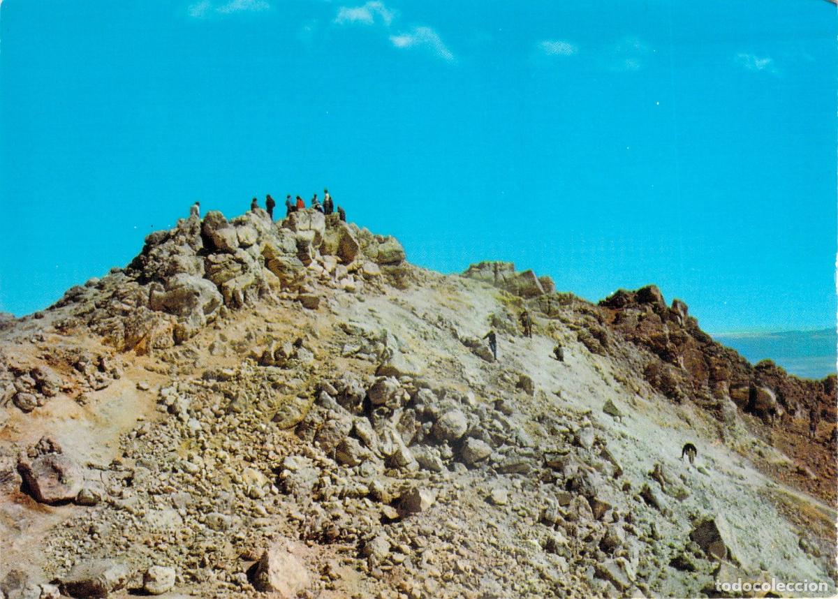 Postales: Postal Pico del Teide Punta del Cr&aacute;ter Tenerife