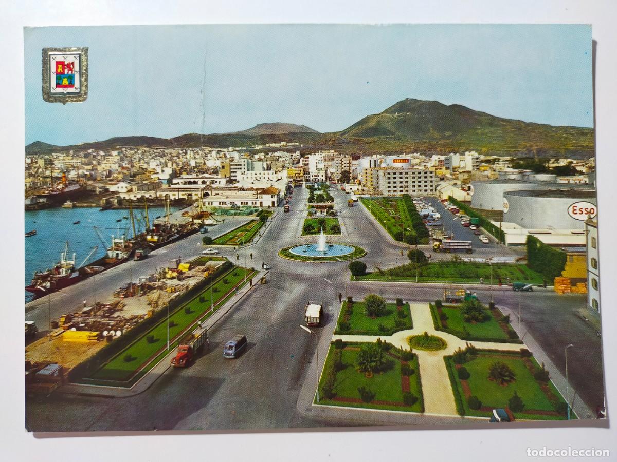 Postales: Tarjeta Postal. LAS PALMAS DE GRAN CANARIA: Puerto de la Luz - Edic FISA, Escudo de Oro - Escrita.