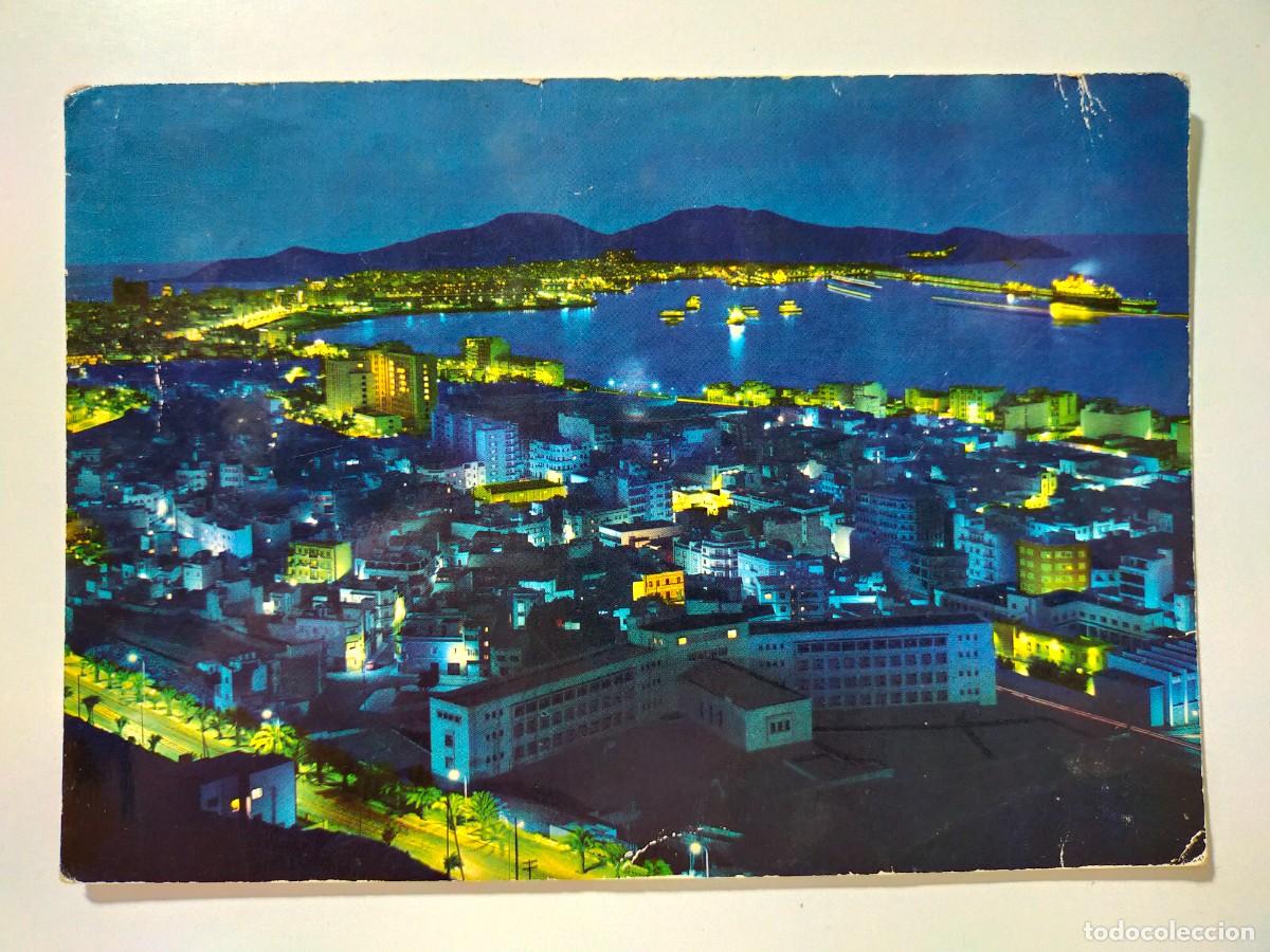 Postales: Tarjeta Postal. LAS PALMAS DE GRAN CANARIA: Vista parcial nocturna - Edic. Arribas