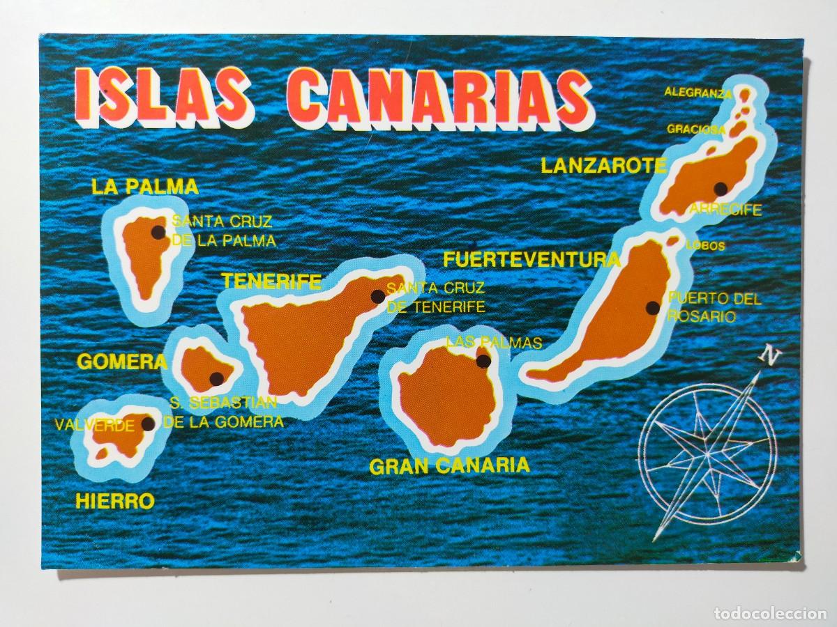 Postcards: Tarjeta Postal. ISLAS CANARIAS: Canary Islands - Edit. Global Traders
