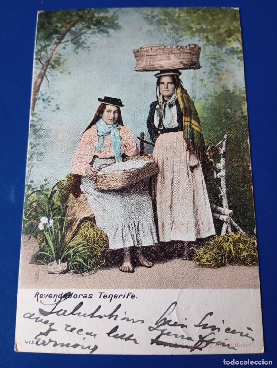 Postales: Tenerife Canarias Historia Postal enviada en 1906 a raro destino Banana Congo