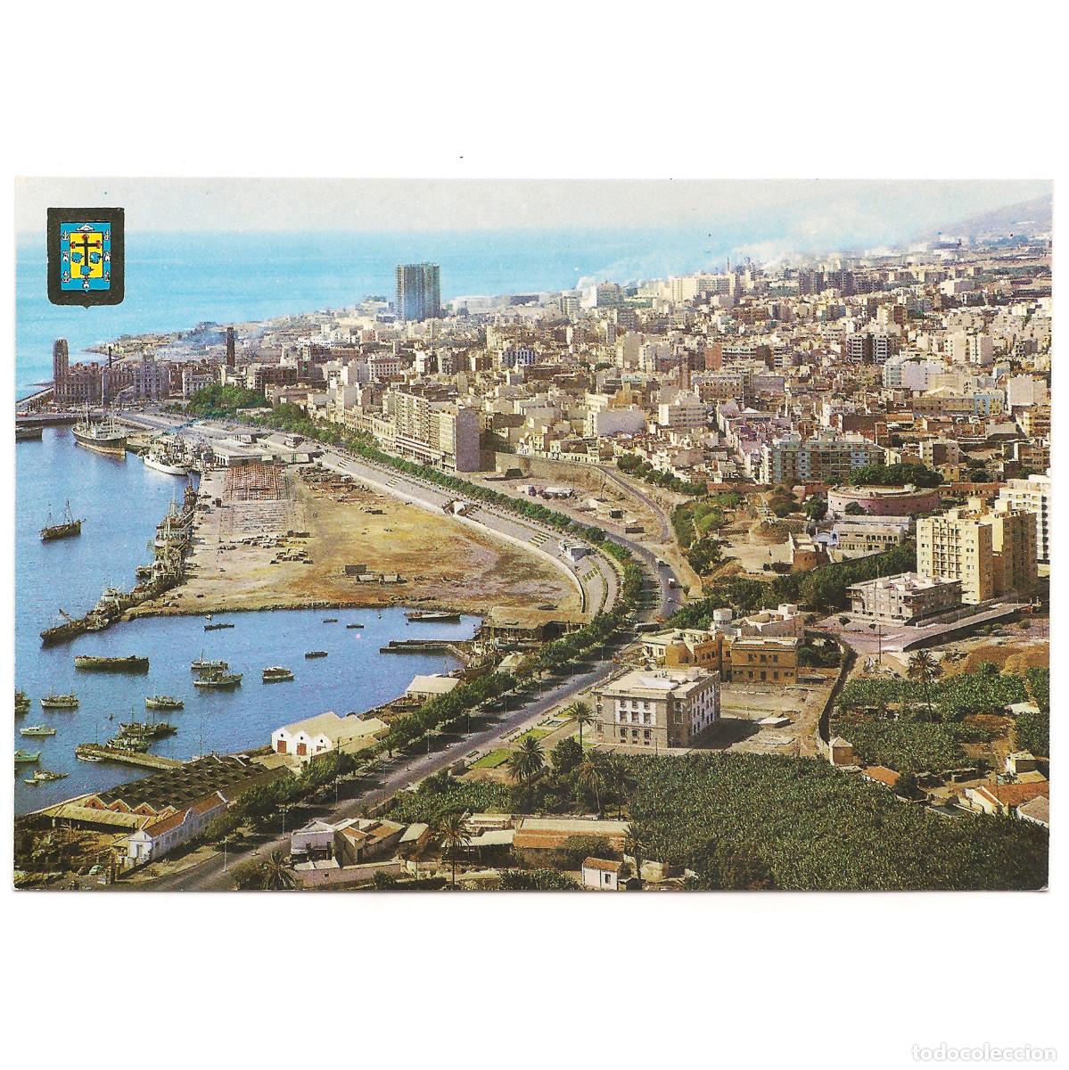 Postales: SANTA CRUZ DE TENERIFE - VISTA PANOR&Aacute;MICA | ESCUDO DE ORO | Tenerife - Canarias