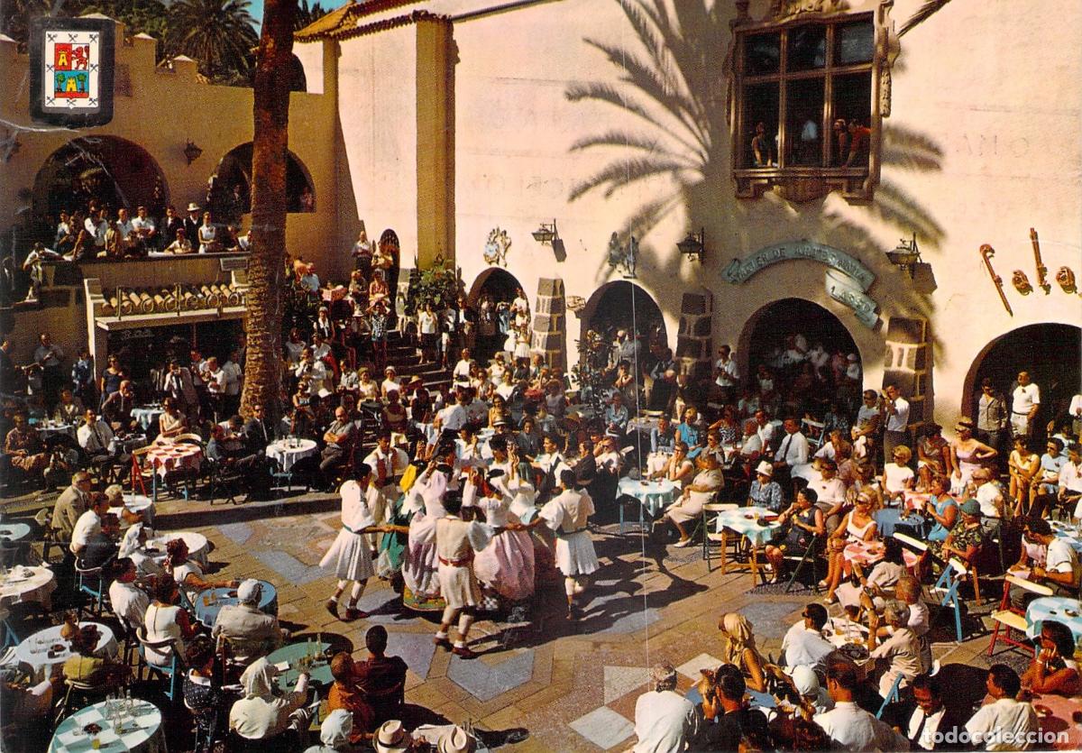 Postales: Postal del Pueblo Canario en Las Palmas de Gran Canaria