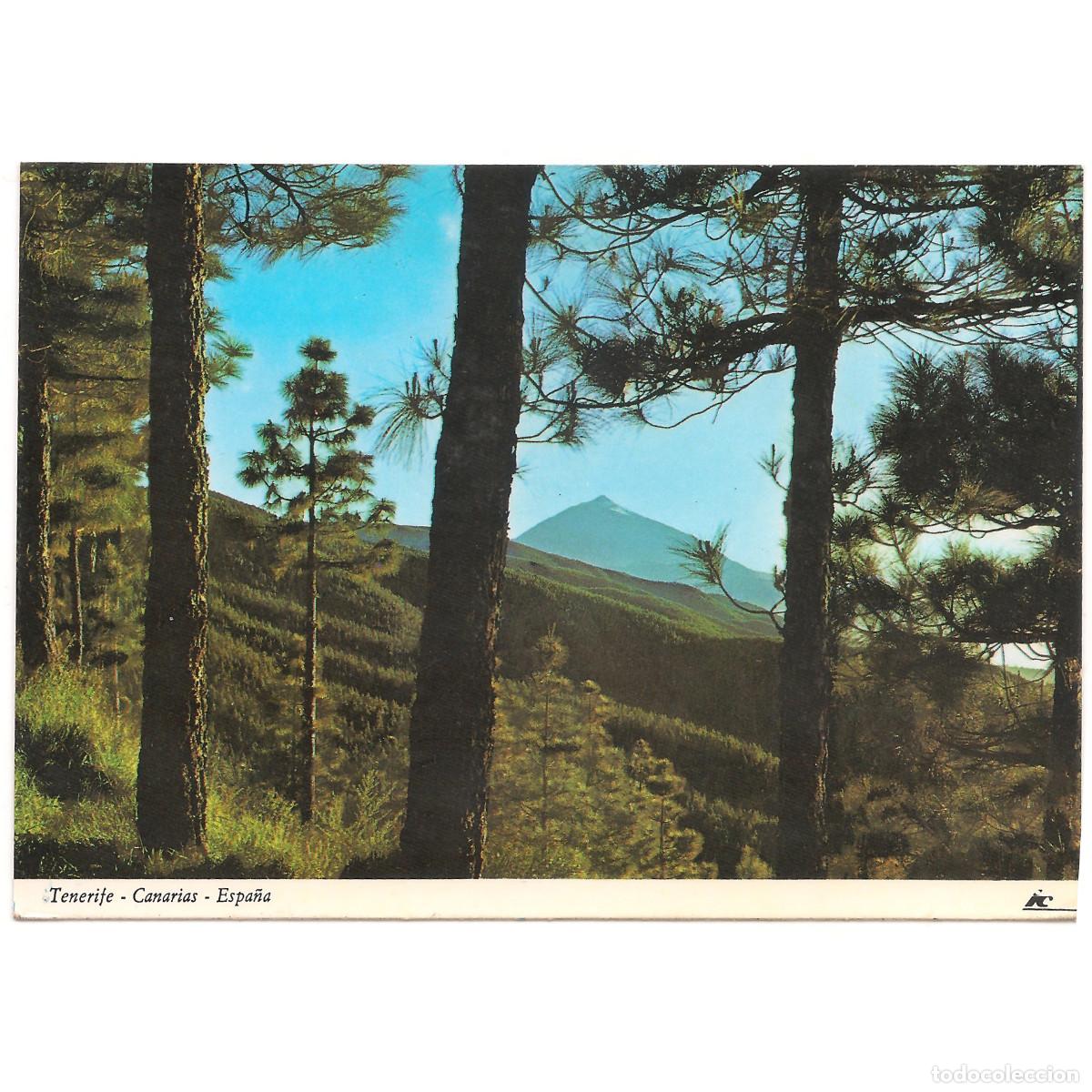 Postales: TENERIFE - VISTA DEL TEIDE AL ATARDECER | EDICIONES IBER CROMO | Tenerife - Canarias