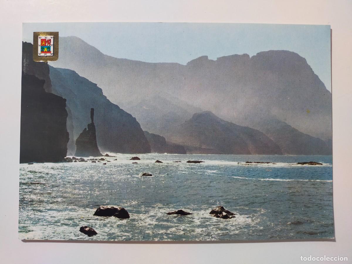 Postales: Tarjeta Postal. AGAETE (GRAN CANARIA): Puerto de Las Nieves - Edic FISA, Escudo de Oro - Escrita.