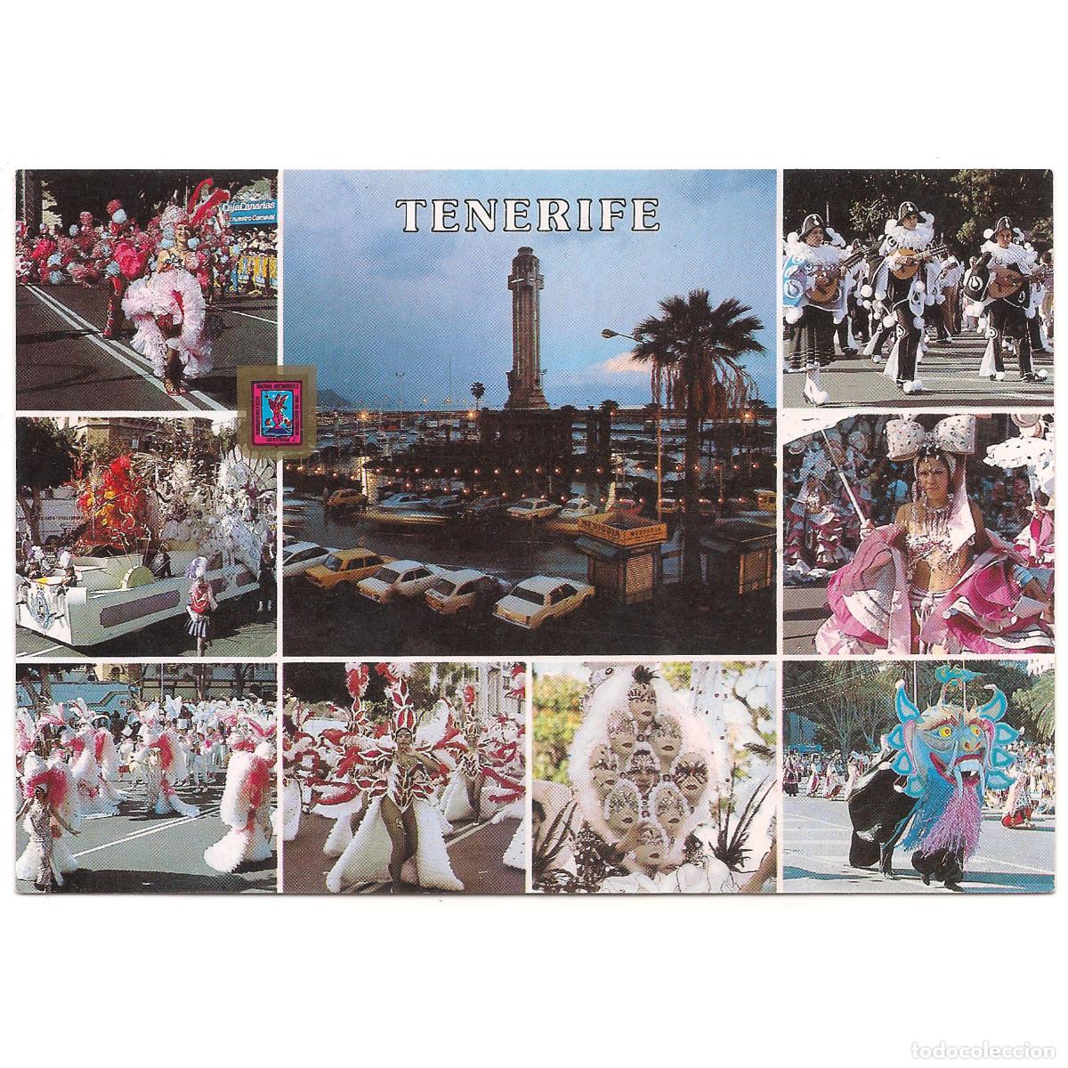 Postales: SANTA CRUZ DE TENERIFE - DIVERSOS ASPECTOS DEL CARVANAL | EDICIONES FISA | Tenerife - Canarias