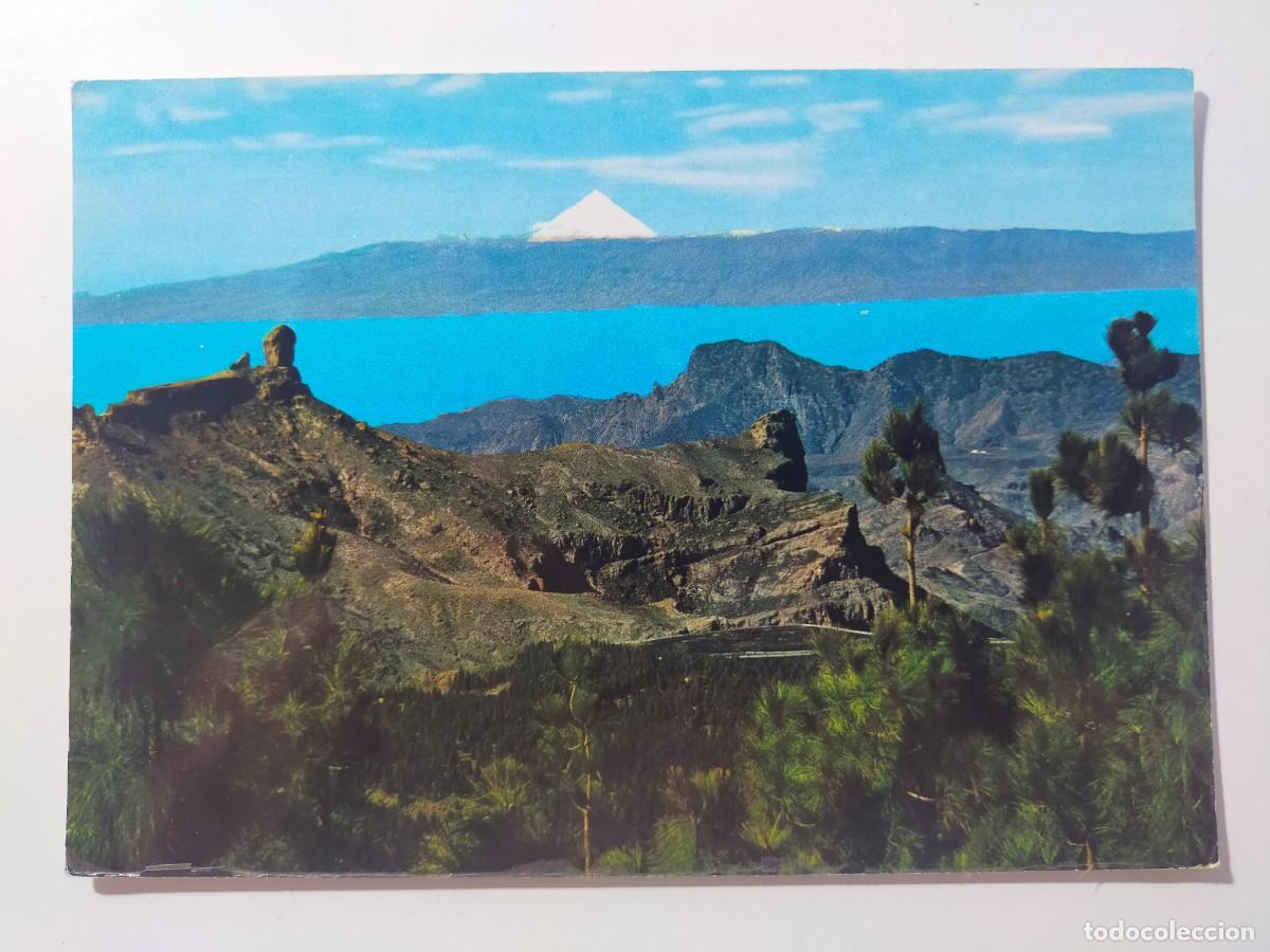 Postales: Postal. GRAN CANARIA: El Roque Nublo y Teide - Edic. Ro