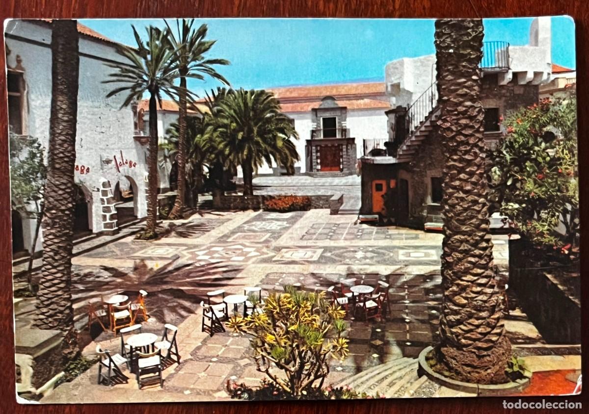 Postales: LAS PALMAS DE GRAN CANARIA, 1957 PUEBLO CANARIO Y MUSEO DE NESTOR, EDITORIAL CANARIA, CIRCULADA
