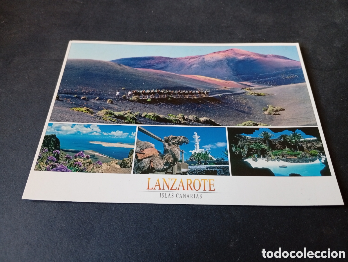 Postales: Postal Lanzarote monta&ntilde;a del fuego