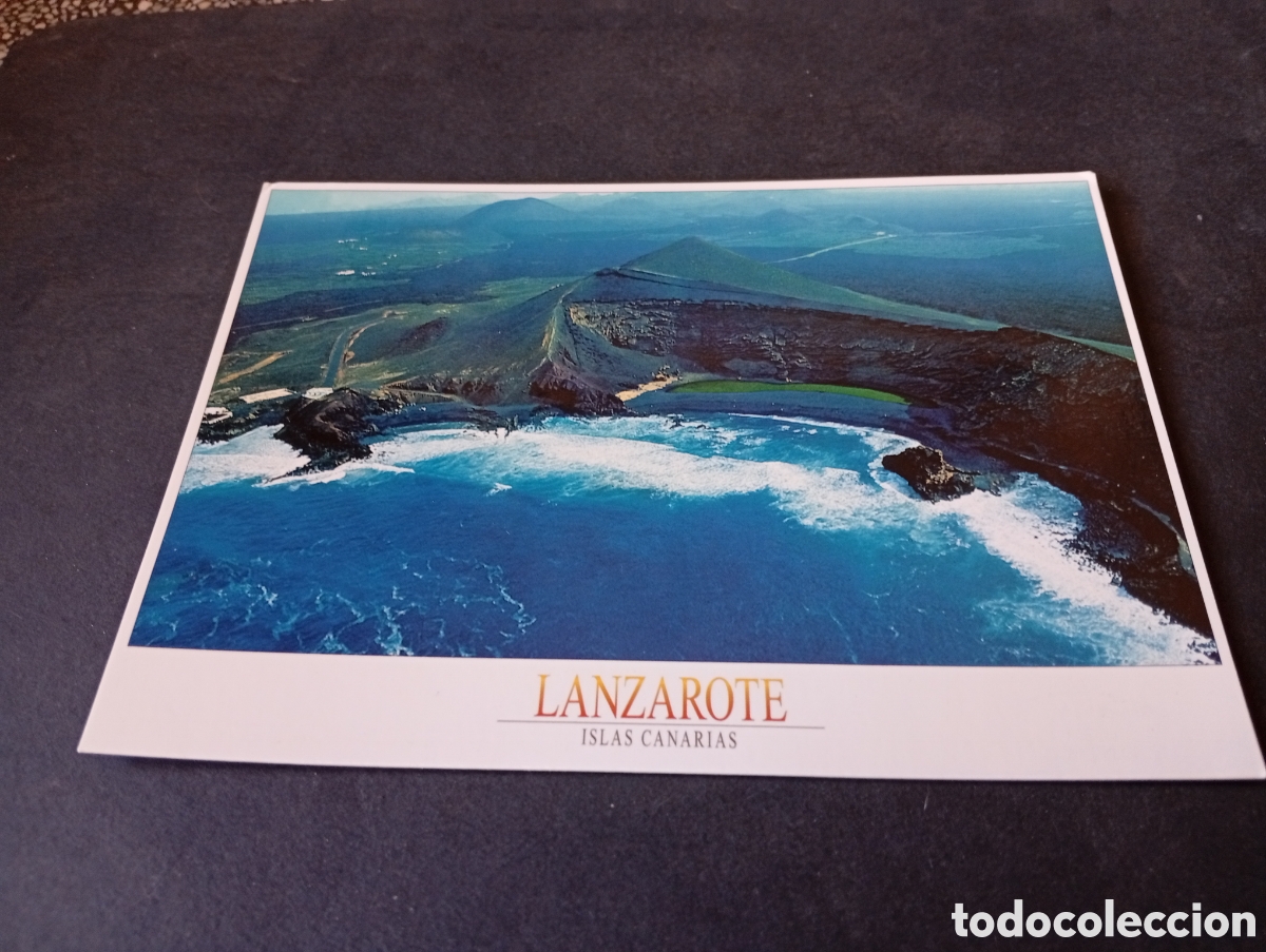Postales: Postal Lanzarote lago verde