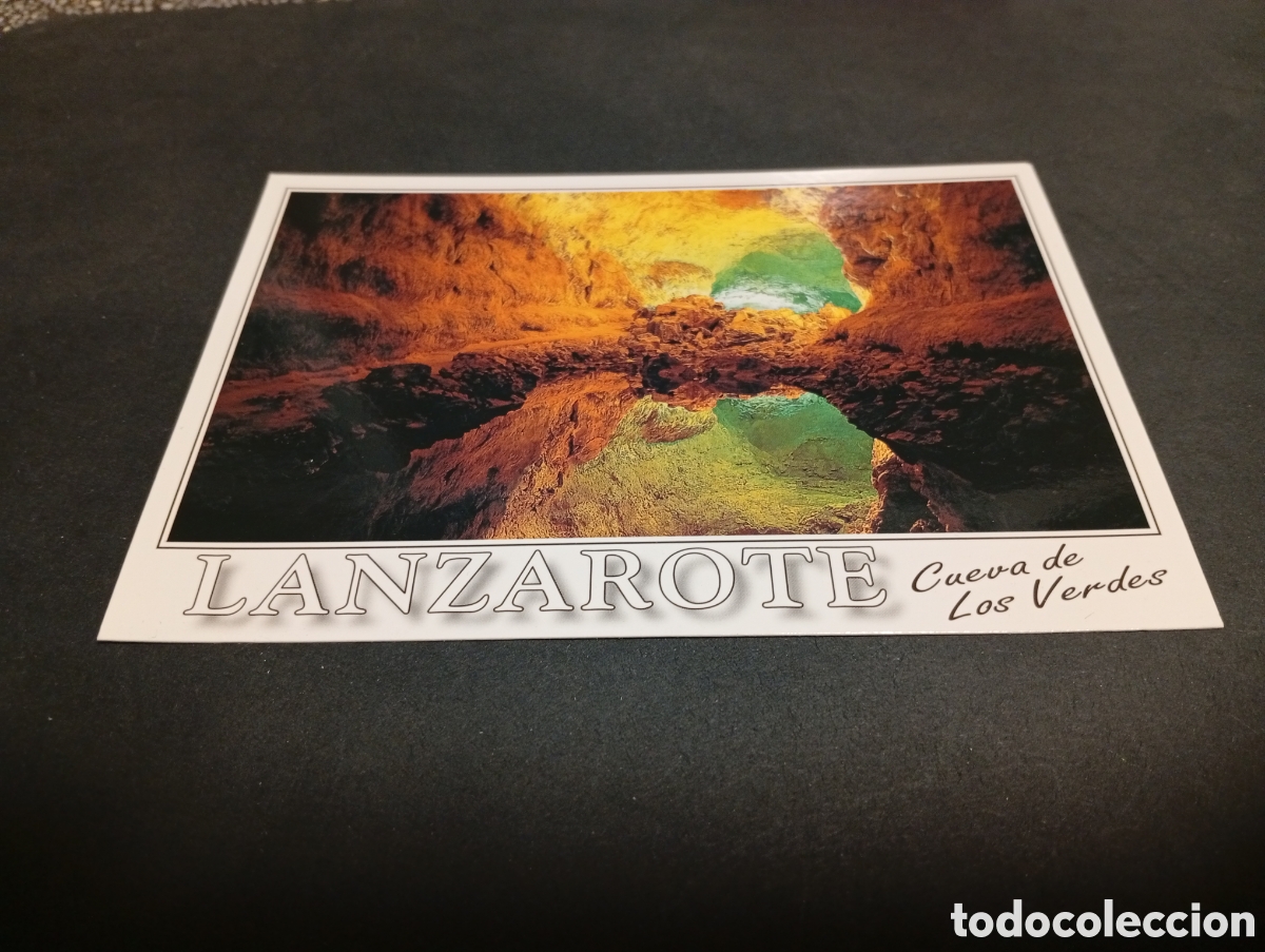 Postales: Postal Lanzarote cueva de los verdes