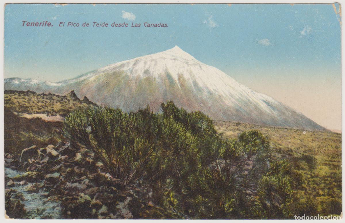 Postales: TARJETA POSTAL - TENERIFE - EL PICO DE TEIDE DESDE LAS CA&Ntilde;ADAS - NOBREGA'S ENGLISH BAZAR