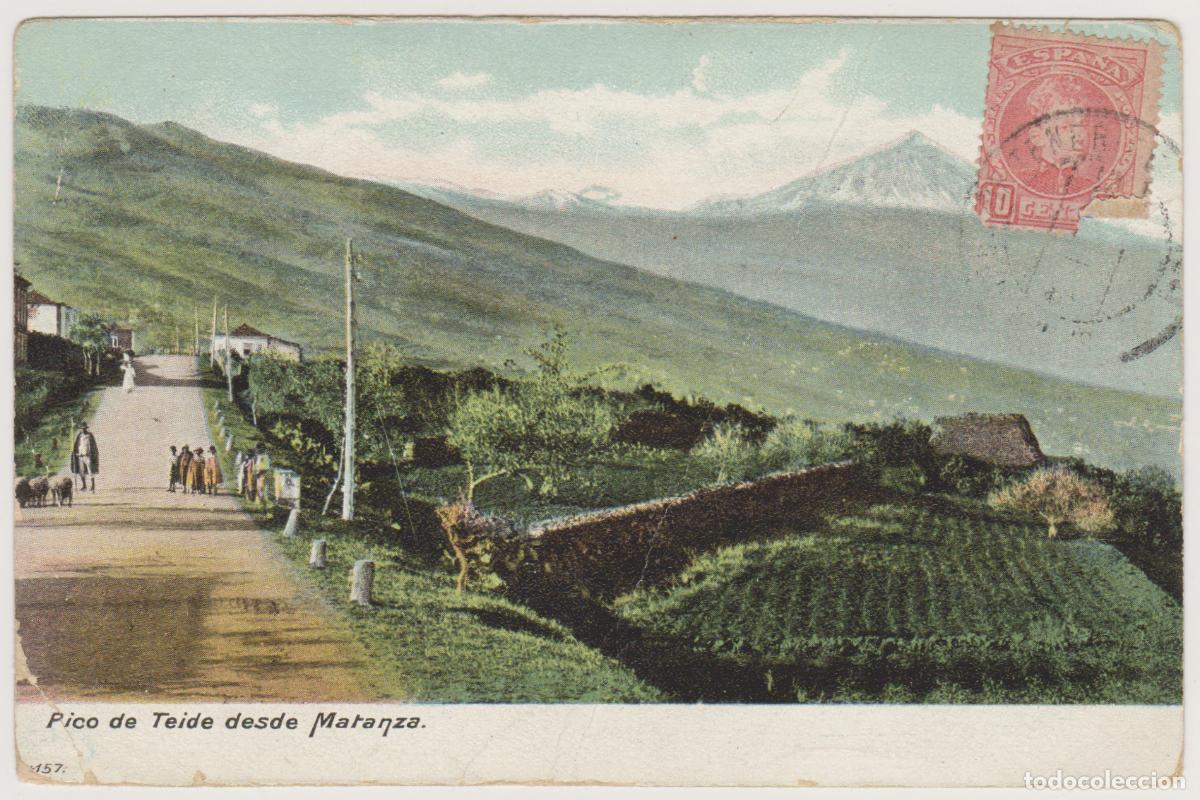 Postales: TARJETA POSTAL - TENERIFE - PICO DE TEIDE DESDE MATANZA