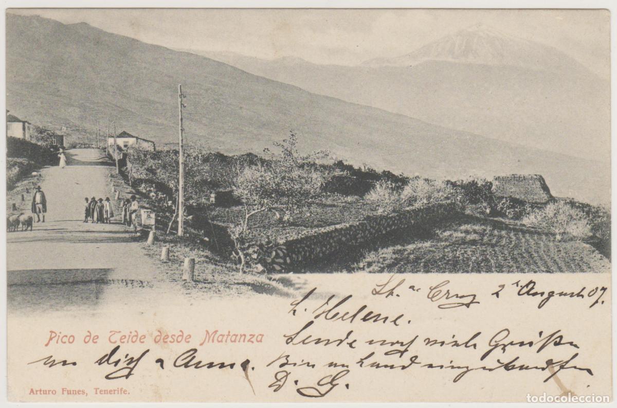 Postales: TARJETA POSTAL - TENERIFE - PICO DE TEIDE DESDE MATANZA - ARTURO FUNES