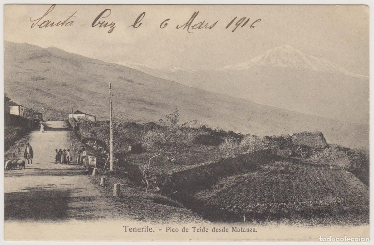 Postales: TARJETA POSTAL - TENERIFE - PICO DE TEIDE DESDE MATANZA - NOBREGA'S ENGLISH BAZAR - N&ordm; 15