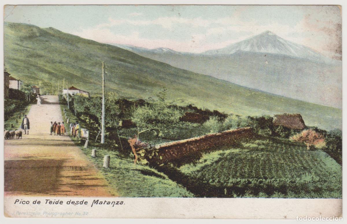 Postales: TARJETA POSTAL - TENERIFE - PICO DE TEIDE DESDE MATANZA - J. PERESTRELLO