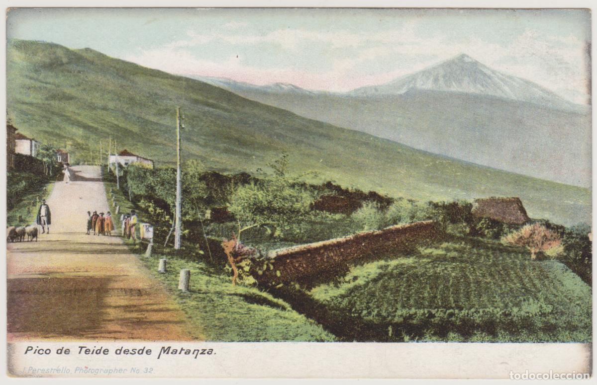 Postales: TARJETA POSTAL - TENERIFE - PICO DE TEIDE DESDE MATANZA - J. PERESTRELLO