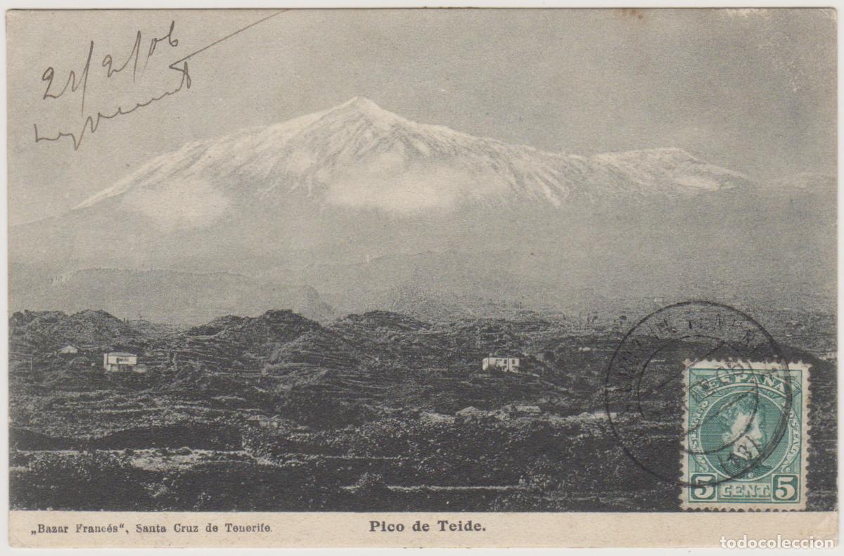 Postales: TARJETA POSTAL - TENERIFE - PICO DE TEIDE - BAZAR FRANCES