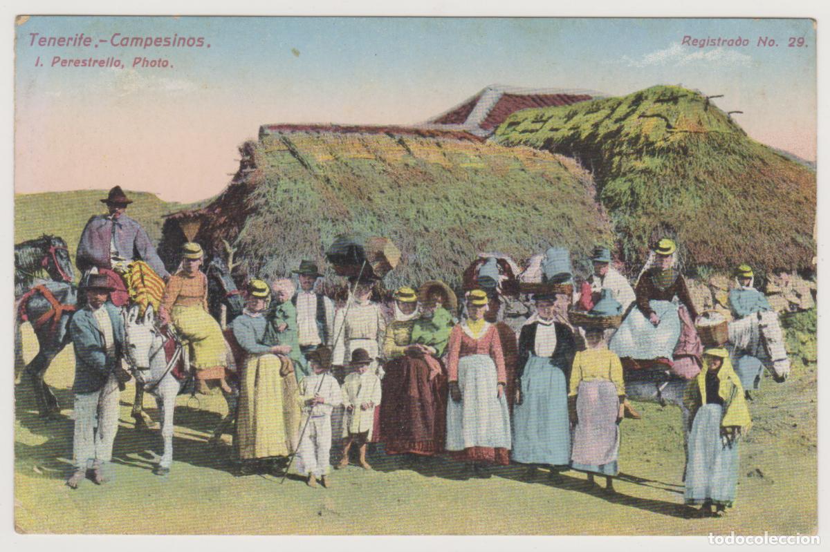 Postales: TARJETA POSTAL - TENERIFE - CAMPESINOS - J. PERESTRELLO