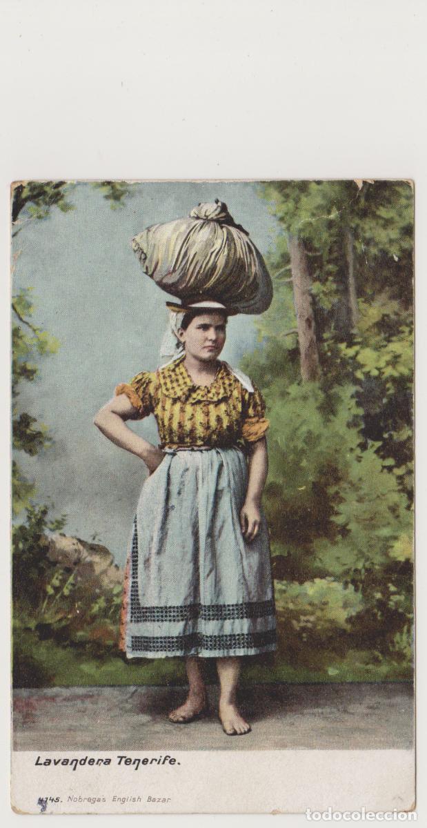 Postales: TARJETA POSTAL - TENERIFE - LAVANDERA - NOBREGA'S ENGLISH BAZAR