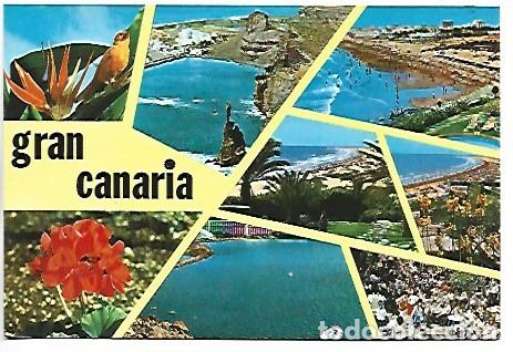 Postales: RECUERDO SOUVENIR DE GRAN CANARIA