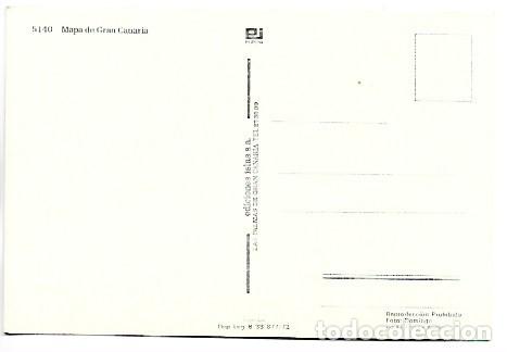Postales: MAPA DE GRAN CANARIA - Foto 2