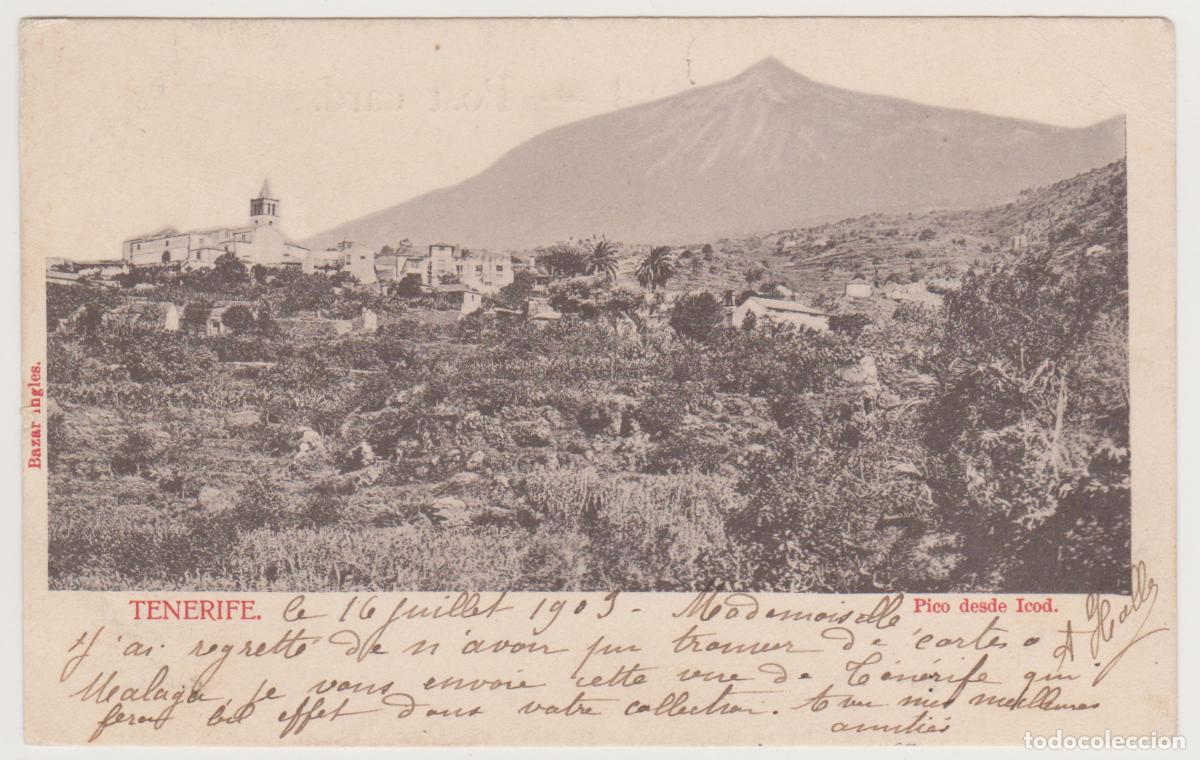 Postales: TARJETA POSTAL - TENERIFE - PICO DESDE ICOD - BAZAR INGLES
