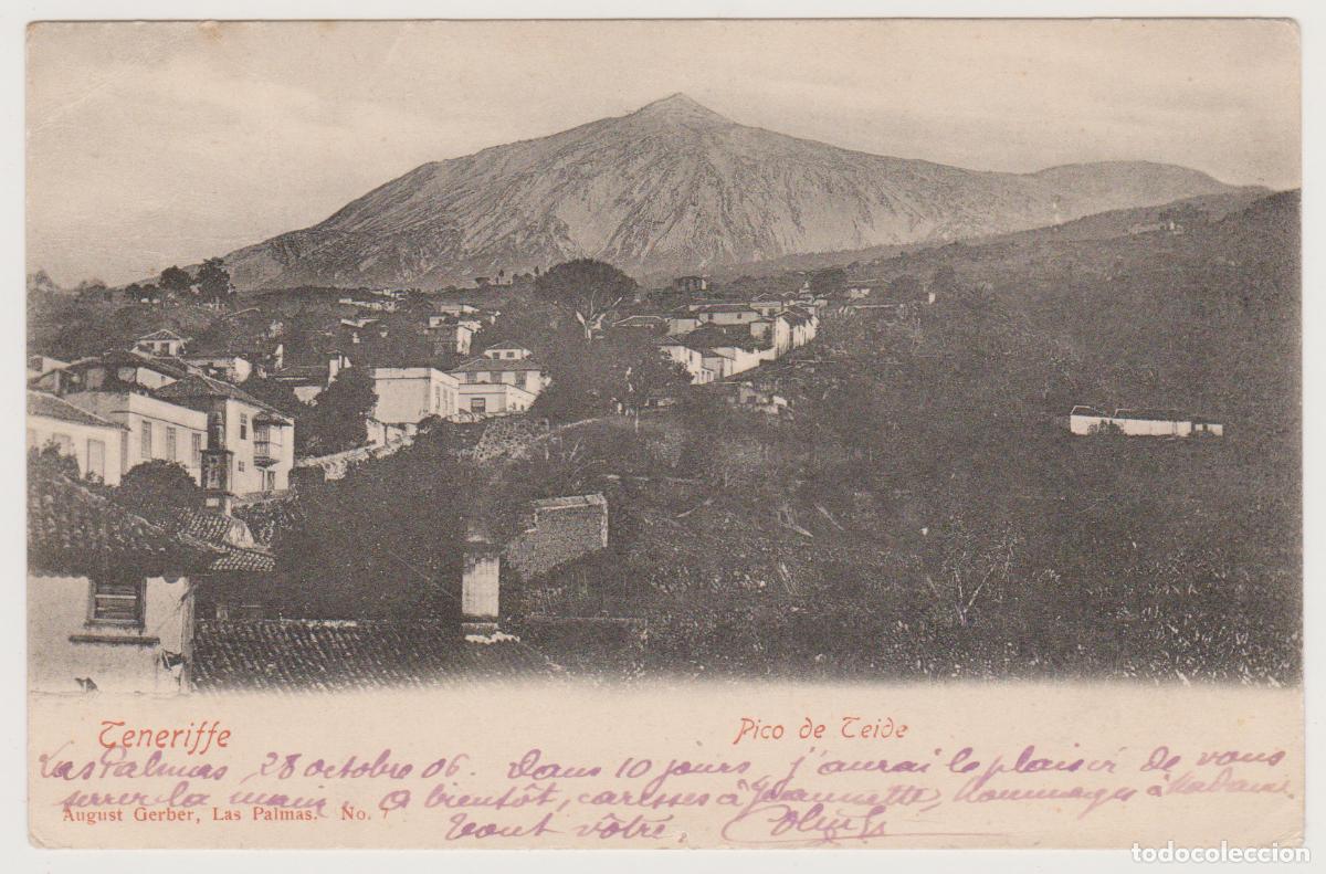 Postales: TARJETA POSTAL - TENERIFFE - PICO DE TEIDE - AUGUST GERBER N&ordm; 7