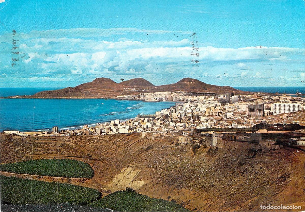 Postales: Postal Las Palmas de Gran Canaria Vista General Playa de las Canteras