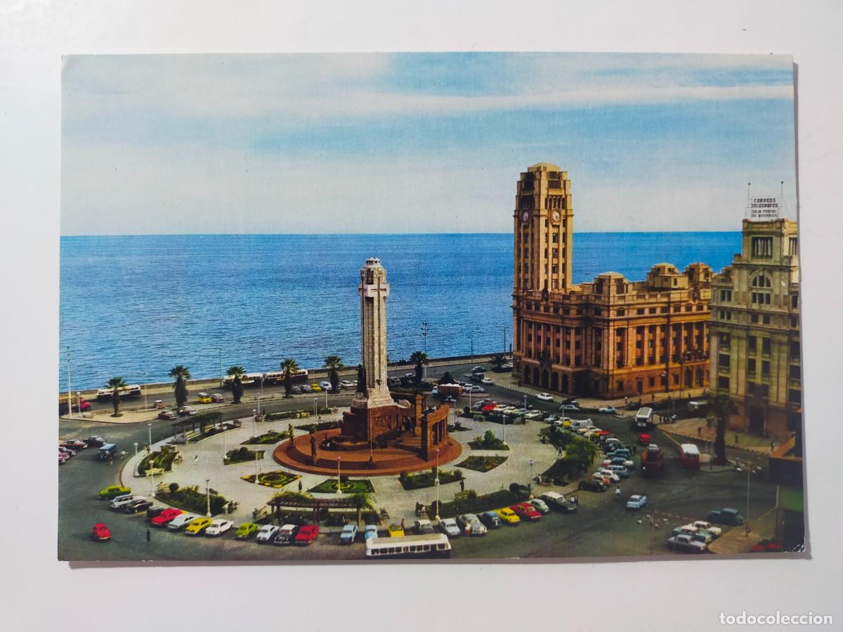 Postales: Postal. SANTA CRUZ DE TENERIFE: Plaza de Espa&ntilde;a - Edic: Gasteiz - Escrita