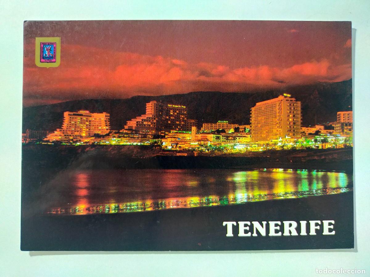 Postales: Postal. TENERIFE - Playa de las Am&eacute;ricas - Edic FISA, Escudo de Oro.